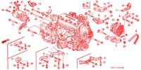 LICHTMASCHINENHALTERUNG/ MOTORVERSTAERKUNG für Honda CIVIC 1.4I 3 Türen 5 gang-Schaltgetriebe 1999