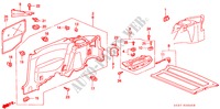 SEITENVERKLEIDUNG für Honda CIVIC 1.4I 3 Türen 5 gang-Schaltgetriebe 1999