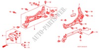 VORNE SITZKOMPONENTEN (L.) (LH) (1) für Honda CIVIC 1.4IS 3 Türen 4 gang automatikgetriebe 1998