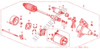 ANLASSER(DENSO) für Honda CIVIC 1.4I 3 Türen 4 gang automatikgetriebe 2000