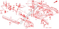 ANSAUGKRUEMMER(SOHC) für Honda CIVIC 1.4I 3 Türen 5 gang-Schaltgetriebe 2000