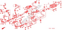 AUSPUFFROHR für Honda CIVIC 1.5I 3 Türen 5 gang-Schaltgetriebe 2000