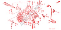 GETRIEBEGEHAEUSE (DOHC) für Honda CIVIC 1.6VTI 3 Türen 5 gang-Schaltgetriebe 2000