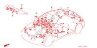 KABELBAUM(RH) für Honda CIVIC 1.4I 3 Türen 5 gang-Schaltgetriebe 2000