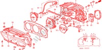KOMBIINSTRUMENT (BAUTEILE) für Honda CIVIC 1.5I 3 Türen 4 gang automatikgetriebe 2000