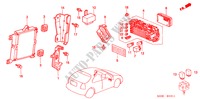 STEUERGERAT(KABINE) (RH) für Honda CIVIC 1.4I 3 Türen 4 gang automatikgetriebe 2000