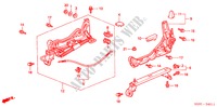 VORNE SITZKOMPONENTEN (L.) (2) für Honda CIVIC 1.4I 3 Türen 4 gang automatikgetriebe 2000