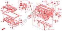 ZYLINDERBLOCK/OELWANNE (DOHC VTEC) für Honda CIVIC 1.6VTI 3 Türen 5 gang-Schaltgetriebe 2000