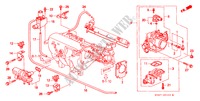 DROSSELKLAPPENGEHAEUSE (1.5L SOHC VTEC) für Honda CIVIC 1.5ILS 4 Türen 4 gang automatikgetriebe 1998