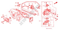 DROSSELKLAPPENGEHAEUSE (1.6L SOHC VTEC) für Honda CIVIC 1.6ISR 4 Türen 4 gang automatikgetriebe 2000