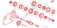 HAUPTWELLE(SOHC) für Honda CIVIC 1.4IS 4 Türen 5 gang-Schaltgetriebe 2000