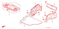 HINTERE ABLAGE/KOFFERRAUMSEITE ZIERRAHMEN für Honda CIVIC 1.6VTI 4 Türen 5 gang-Schaltgetriebe 1999