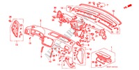 INSTRUMENTENBRETT(LH) für Honda CIVIC 1.6VTI 4 Türen 5 gang-Schaltgetriebe 1999