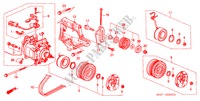 KLIMAANLAGE (KOMPRESSOR) für Honda CIVIC 1.4IS 4 Türen 5 gang-Schaltgetriebe 2000