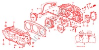 KOMBIINSTRUMENT (BAUTEILE) für Honda CIVIC 1.6VTI 4 Türen 5 gang-Schaltgetriebe 1999