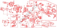 KOMBISCHALTER(RH) für Honda CIVIC 1.4I 4 Türen 5 gang-Schaltgetriebe 1998
