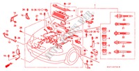 MOTORKABELBAUM für Honda CIVIC 1.6VTI 4 Türen 5 gang-Schaltgetriebe 1999