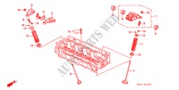 VENTIL/KIPPHEBEL (1.6L SOHC VTEC) für Honda CIVIC 1.6ISR 4 Türen 4 gang automatikgetriebe 2000