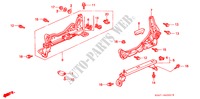 VORNE SITZKOMPONENTEN(1)(L.) für Honda CIVIC 1.4I 4 Türen 4 gang automatikgetriebe 1999