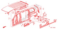 AUSSENBLECHE für Honda ODYSSEY EXI 5 Türen 4 gang automatikgetriebe 2000