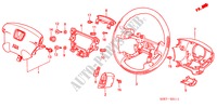 LENKRAD(SRS)('02 ) für Honda ODYSSEY EXL 5 Türen 5 gang automatikgetriebe 2004