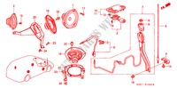 RADIOANTENNE/LAUTSPRECHER für Honda ODYSSEY EXI 5 Türen 4 gang automatikgetriebe 2001