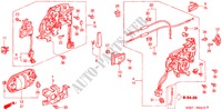 SCHIEBETUERSPERREN/ AEUSSERER GRIFF für Honda ODYSSEY EXI 5 Türen 4 gang automatikgetriebe 2000