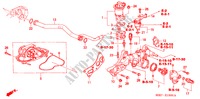 WASSERPUMPE/SENSOR für Honda ODYSSEY EXI 5 Türen 5 gang automatikgetriebe 2002