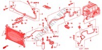 KLIMAANLAGE (SCHLAEUCHE/LEITUNGEN)(RH) für Honda CR-V RVI 5 Türen 5 gang-Schaltgetriebe 2000