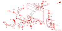 KUEHLERSCHLAUCH für Honda CR-V BASE 5 Türen 4 gang automatikgetriebe 2000