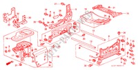 VORNE SITZKOMPONENTEN (R.) ('98 ) für Honda CR-V BASE 5 Türen 4 gang automatikgetriebe 2000