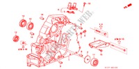 DREHMOMENTWANDLERGEHAEUSE für Honda CR-V RVSI 5 Türen 4 gang automatikgetriebe 2001
