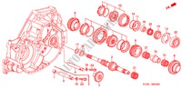 HAUPTWELLE für Honda CR-V RVSI 5 Türen 5 gang-Schaltgetriebe 2001