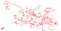 HINTEN STABILISATOR/HINTEN UNTERER ARM für Honda CR-V RVSI 5 Türen 5 gang-Schaltgetriebe 2001