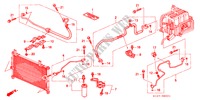 KLIMAANLAGE (SCHLAEUCHE/LEITUNGEN) (RH) für Honda CR-V RVSI 5 Türen 4 gang automatikgetriebe 2001