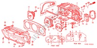 KOMBIINSTRUMENT BAUTEILE für Honda CR-V RVI 5 Türen 5 gang-Schaltgetriebe 2001