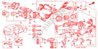 KOMBISCHALTER(LH) für Honda CR-V RVI 5 Türen 5 gang-Schaltgetriebe 2001