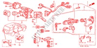 KOMBISCHALTER(RH) für Honda CR-V RVI 5 Türen 4 gang automatikgetriebe 2001