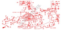 KRAFTSTOFFTANK für Honda CR-V RVSI 5 Türen 4 gang automatikgetriebe 2001