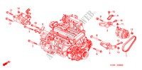 LICHTMASCHINENHALTERUNG für Honda CR-V RVSI 5 Türen 5 gang-Schaltgetriebe 2001