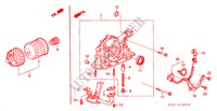 OELPUMPE/OELSIEB für Honda CR-V RVSI 5 Türen 5 gang-Schaltgetriebe 2001