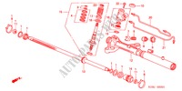 SERVOLENKGETRIEBE BAUTEILE(RH) für Honda CR-V RVSI 5 Türen 4 gang automatikgetriebe 2001