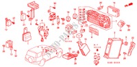 STEUERGERAT (KABINE)(LH) für Honda CR-V RVSI 5 Türen 5 gang-Schaltgetriebe 2001