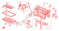 ZYLINDERBLOCK/OELWANNE für Honda CR-V RVSI 5 Türen 5 gang-Schaltgetriebe 2001