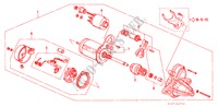 ANLASSER(VALEO) für Honda ACCORD 2.0ILS 4 Türen 5 gang-Schaltgetriebe 1999