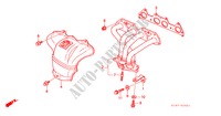 AUSPUFFKRUEMMER(1.8L) für Honda ACCORD 1.8IS 4 Türen 4 gang automatikgetriebe 1999