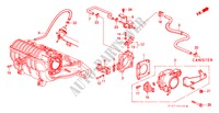 DROSSELKLAPPENGEHAEUSE(1.6L) für Honda ACCORD 1.6IS 4 Türen 5 gang-Schaltgetriebe 1999
