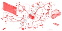 KLIMAANLAGE (SCHLAEUCHE/LEITUNGEN)(RH) für Honda ACCORD 1.8IS 4 Türen 4 gang automatikgetriebe 1999