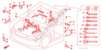MOTORKABELBAUM(LH) für Honda ACCORD 1.8ILS 4 Türen 4 gang automatikgetriebe 1999