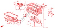 ZYLINDERBLOCK/OELWANNE (1.6L) für Honda ACCORD 1.6ILS 4 Türen 5 gang-Schaltgetriebe 1999
